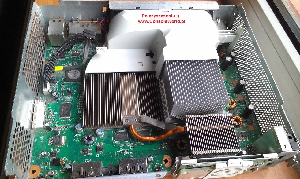 Xbox 360 po czyszczeniu