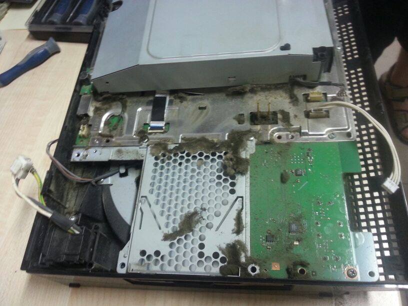 PS3 przed czyszczeniem